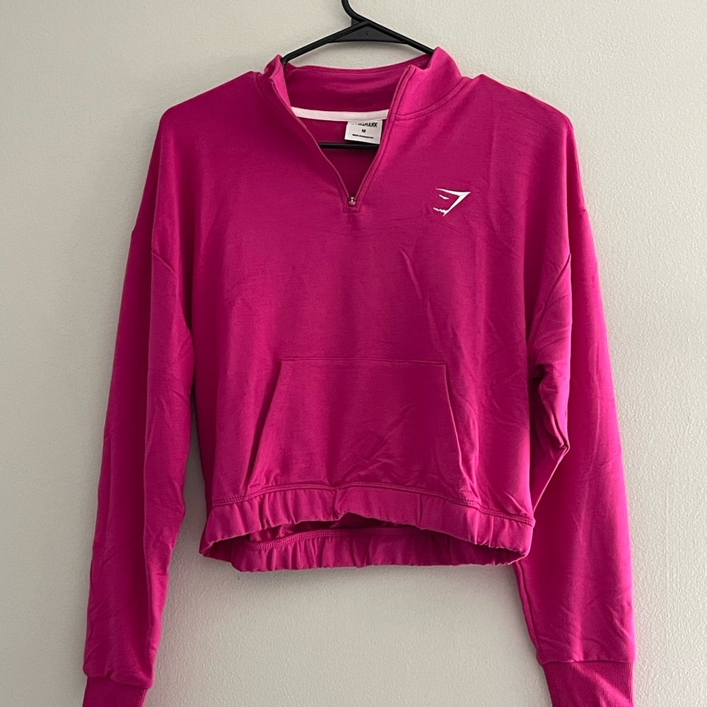 BRAND NEW GYMSHARK PINK PULLOVER